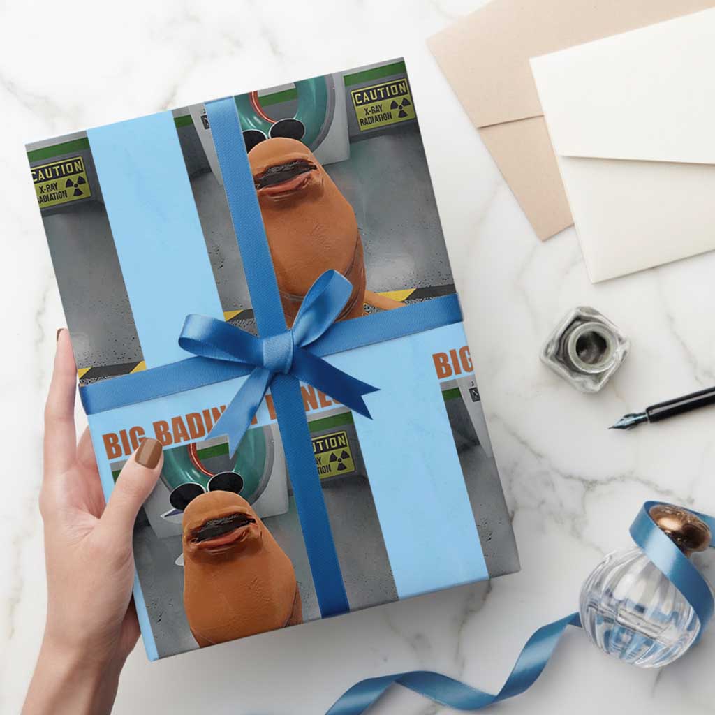 Marcus The Worm Meme Wrapping Paper Roll Big Badinky Bones - Wonder Print Shop