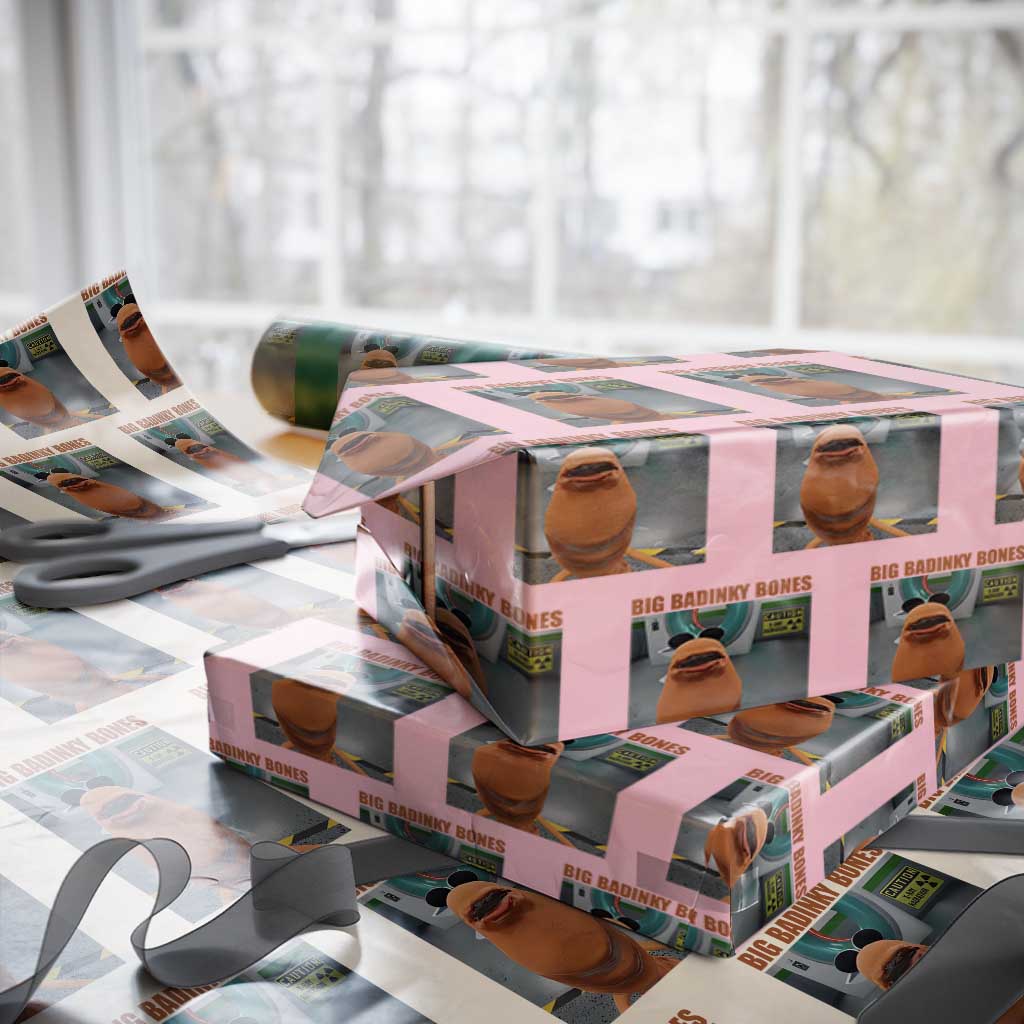 Marcus The Worm Meme Wrapping Paper Roll Big Badinky Bones - Wonder Print Shop