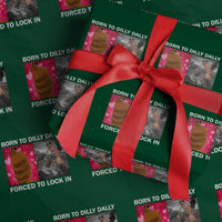 Marcus The Worm Meme Wrapping Paper Roll Born To Dilly Dally Forced To Lock In Funny Cute Brainrot - Wonder Print Shop