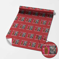 Marcus The Worm Meme Wrapping Paper Roll Born To Dilly Dally Forced To Lock In Funny Cute Brainrot - Wonder Print Shop