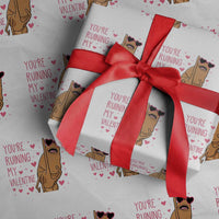 Marcus The Worm Meme Wrapping Paper Roll Funny Anti Valentines Day - Wonder Print Shop