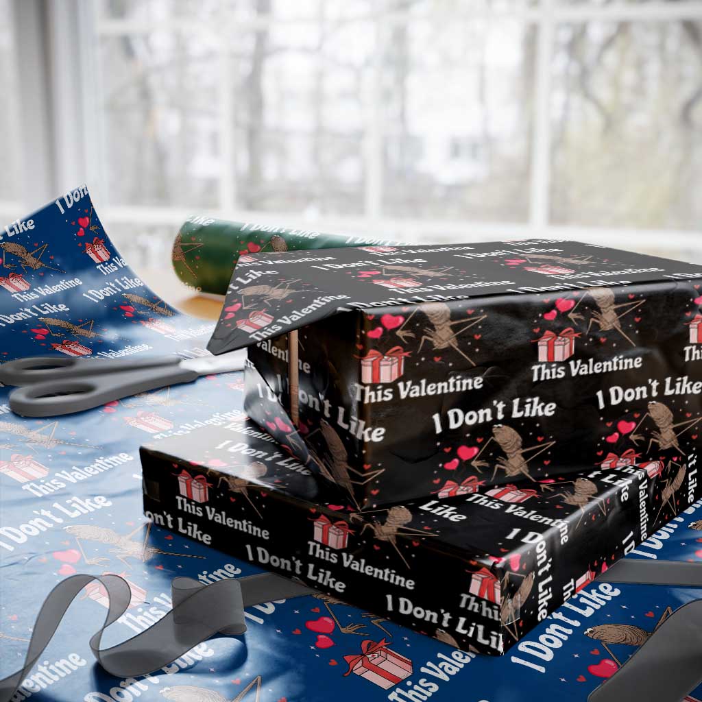 Marcus The Worm Meme Wrapping Paper Roll Funny Anti Valentines Day Sarcastic - Wonder Print Shop