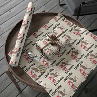 Marcus The Worm Meme Wrapping Paper Roll I Do Not Like This Valentine - Wonder Print Shop