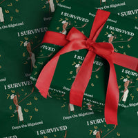 Marcus The Worm Meme Wrapping Paper Roll I Survived 67 Days On Rigatoni - Wonder Print Shop