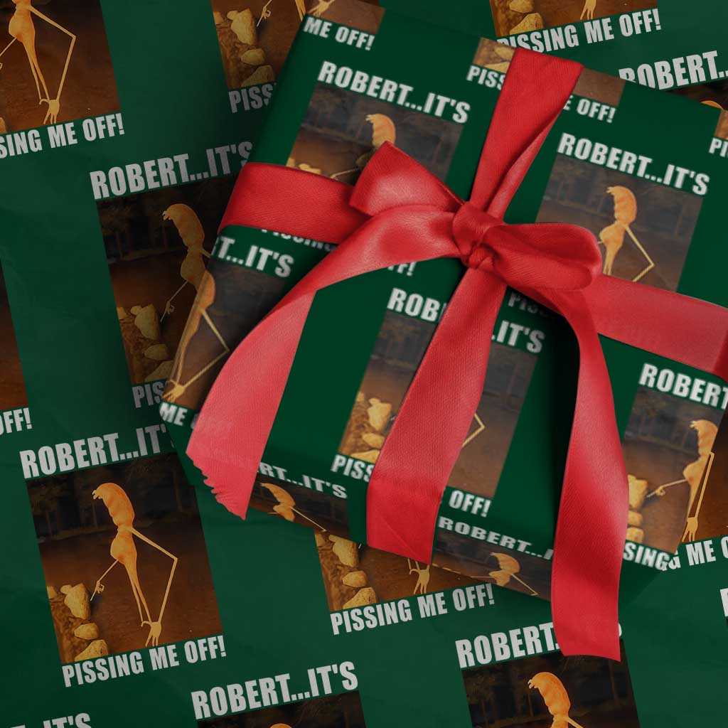 Marcus The Worm Meme Wrapping Paper Roll Robert Its Pissing Me Off - Wonder Print Shop