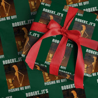 Marcus The Worm Meme Wrapping Paper Roll Robert Its Pissing Me Off - Wonder Print Shop