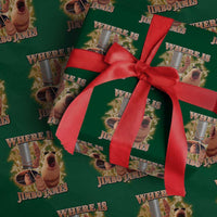 Marcus The Worm Meme Wrapping Paper Roll Where Is Jimbo James - Wonder Print Shop