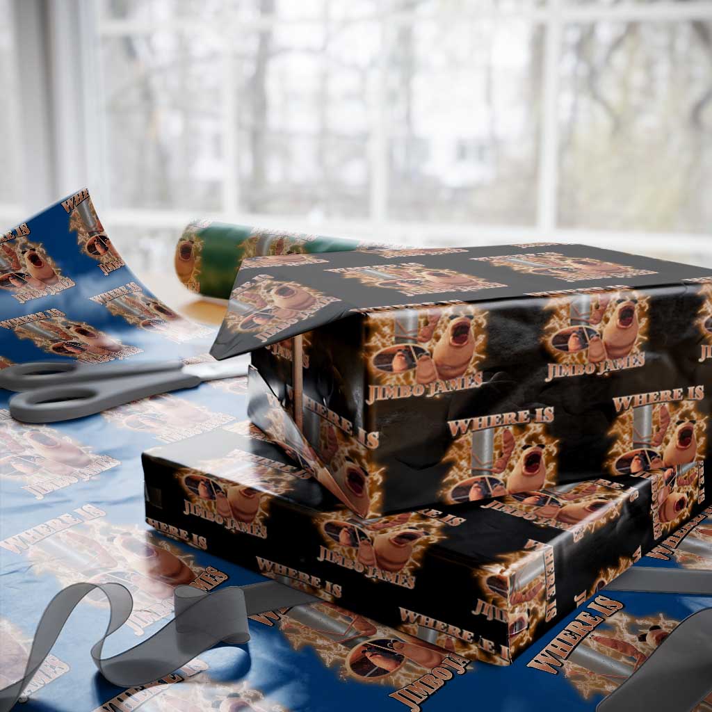 Marcus The Worm Meme Wrapping Paper Roll Where Is Jimbo James - Wonder Print Shop