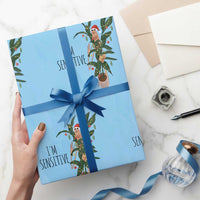 Marcus The Worm Robert Christmas Meme Wrapping Paper Roll I Am Sensitive - Wonder Print Shop