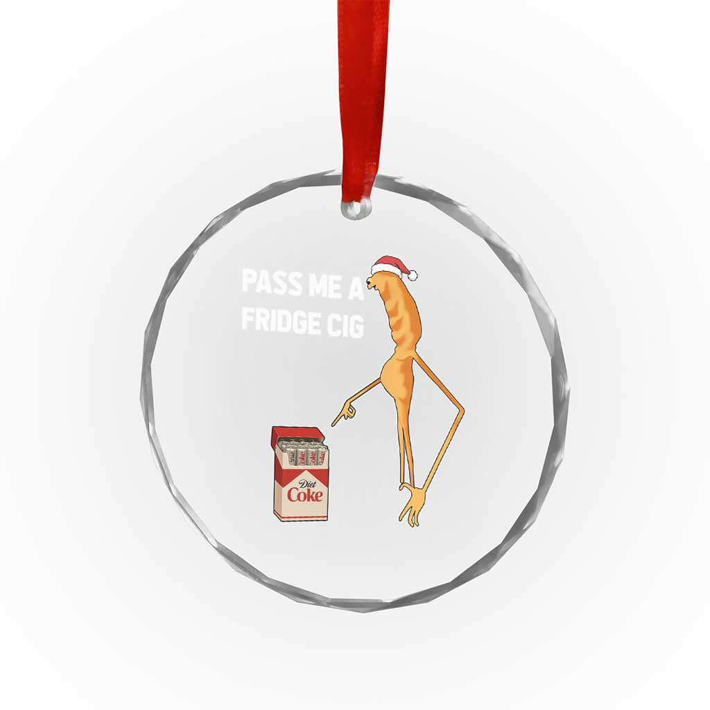 Marcus The Worm Christmas Meme Crystal Glass Ornament Pass Me A Fridge Cig TS14
