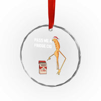 Marcus The Worm Christmas Meme Crystal Glass Ornament Pass Me A Fridge Cig TS14