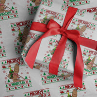 Marcus The Worm Robert Meme Christmas Wrapping Paper Roll Funny Brain Rot Xmas - Wonder Print Shop