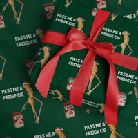 Marcus The Worm Robert Meme Christmas Wrapping Paper Roll Pass Me A Fridge Cig - Wonder Print Shop