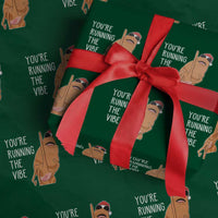 Marcus The Worm Robert Meme Xmas Wrapping Paper Roll You Are Running The Vibe - Wonder Print Shop
