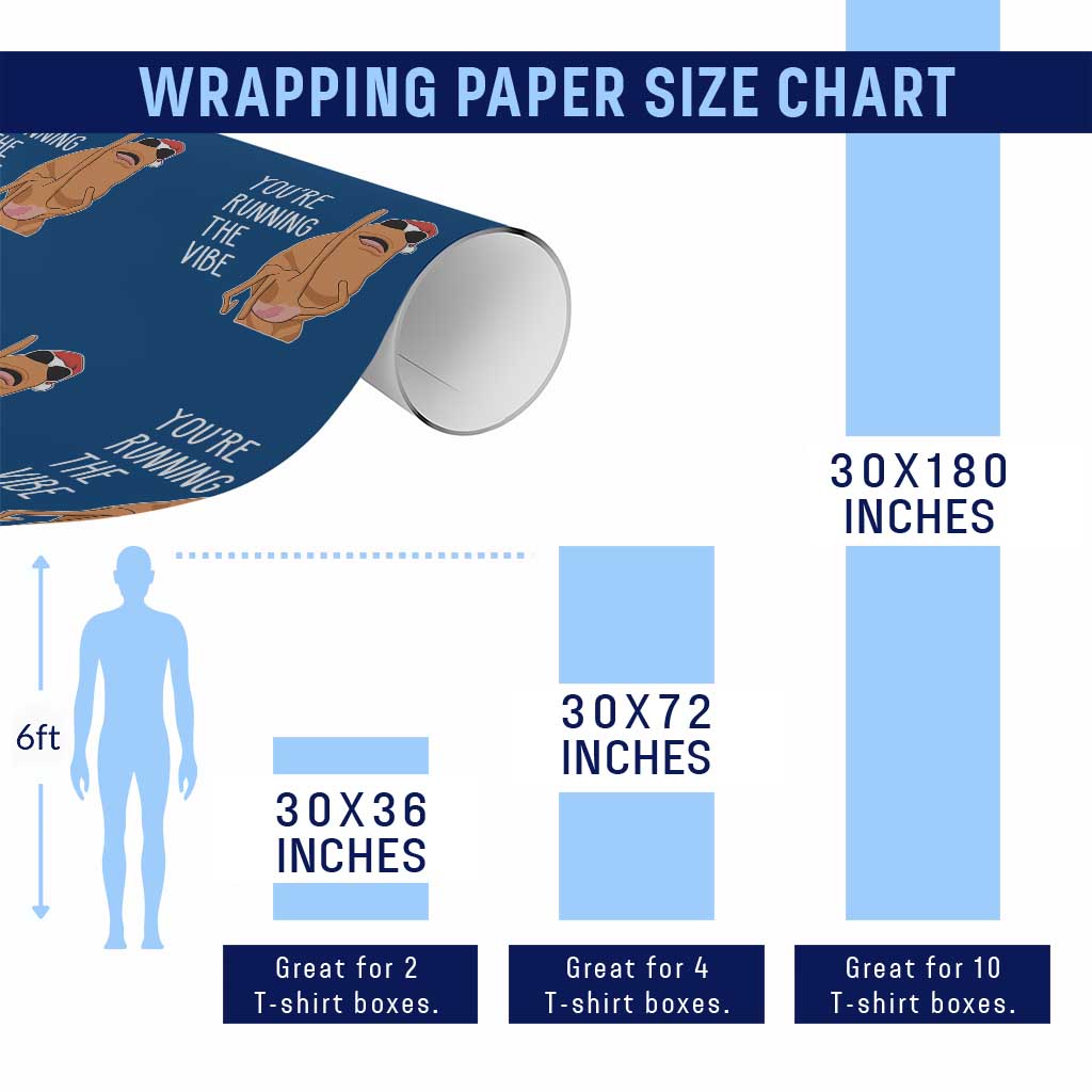 Marcus The Worm Robert Meme Xmas Wrapping Paper Roll You Are Running The Vibe - Wonder Print Shop