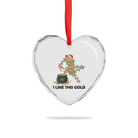 Marcus The Worm St Patricks Day Heart Crystal Glass Ornament I Like This Gold