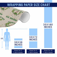 Marcus The Worm St Patricks Day Wrapping Paper Roll Funny 67 Six Seven Hands Meme