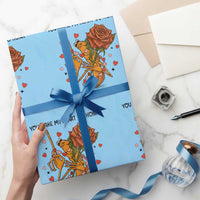 Marcus The Worm Valentine Meme Wrapping Paper Roll You Make My Heart Go Honk - Wonder Print Shop