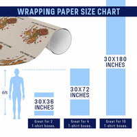 Marcus The Worm Valentine Meme Wrapping Paper Roll You Make My Heart Go Honk - Wonder Print Shop