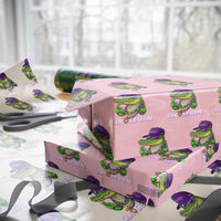 Mardi Gras Alligator Wrapping Paper Roll Funny Six Seven MAGA Political Meme