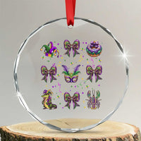 Mardi Gras Coquette Crystal Glass Ornament Glitter Print Louisiana New Orleans Party Custume Beads - Wonder Print Shop