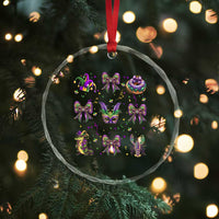 Mardi Gras Coquette Crystal Glass Ornament Glitter Print Louisiana New Orleans Party Custume Beads - Wonder Print Shop
