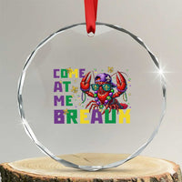 Mardi Gras Crawfish Crystal Glass Ornament Come At Me Breaux