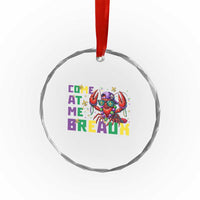 Mardi Gras Crawfish Crystal Glass Ornament Come At Me Breaux