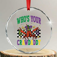 Mardi Gras Crawfish Crystal Glass Ornament Who Is Your Crawdaddy