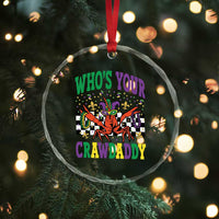 Mardi Gras Crawfish Crystal Glass Ornament Who Is Your Crawdaddy