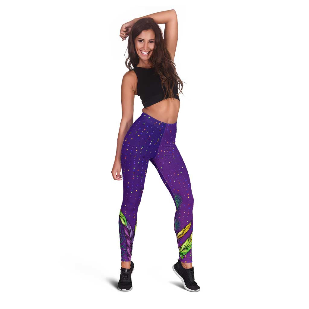 Mardi Gras Festive Confetti Leggings