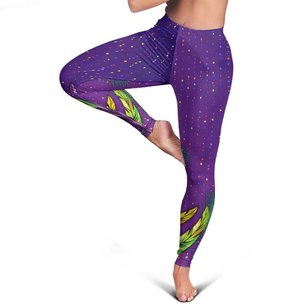 Mardi Gras Festive Confetti Leggings