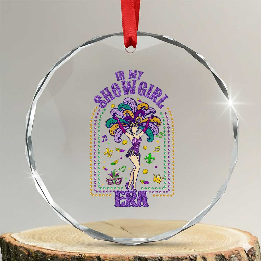 Mardi Gras Queen Crystal Glass Ornament In My Showgirl Era