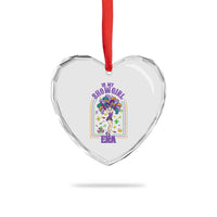 Mardi Gras Queen Heart Crystal Glass Ornament In My Showgirl Era