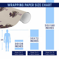 Mardi Gras Raccoon Wrapping Paper Roll Yee Haw Cowboy Mardi Gras Carnival Trendy Meme