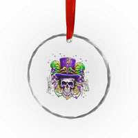 Mardi Gras Skull 67 Six Seven Meme New Orleans Witch Doctor Voodoo Crystal Glass Ornament