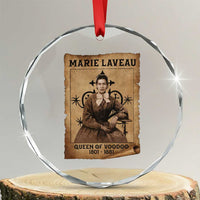 Marie Laveau Crystal Glass Ornament Queen Of  Voodoo New Orleans Hoodoo Rootwork
