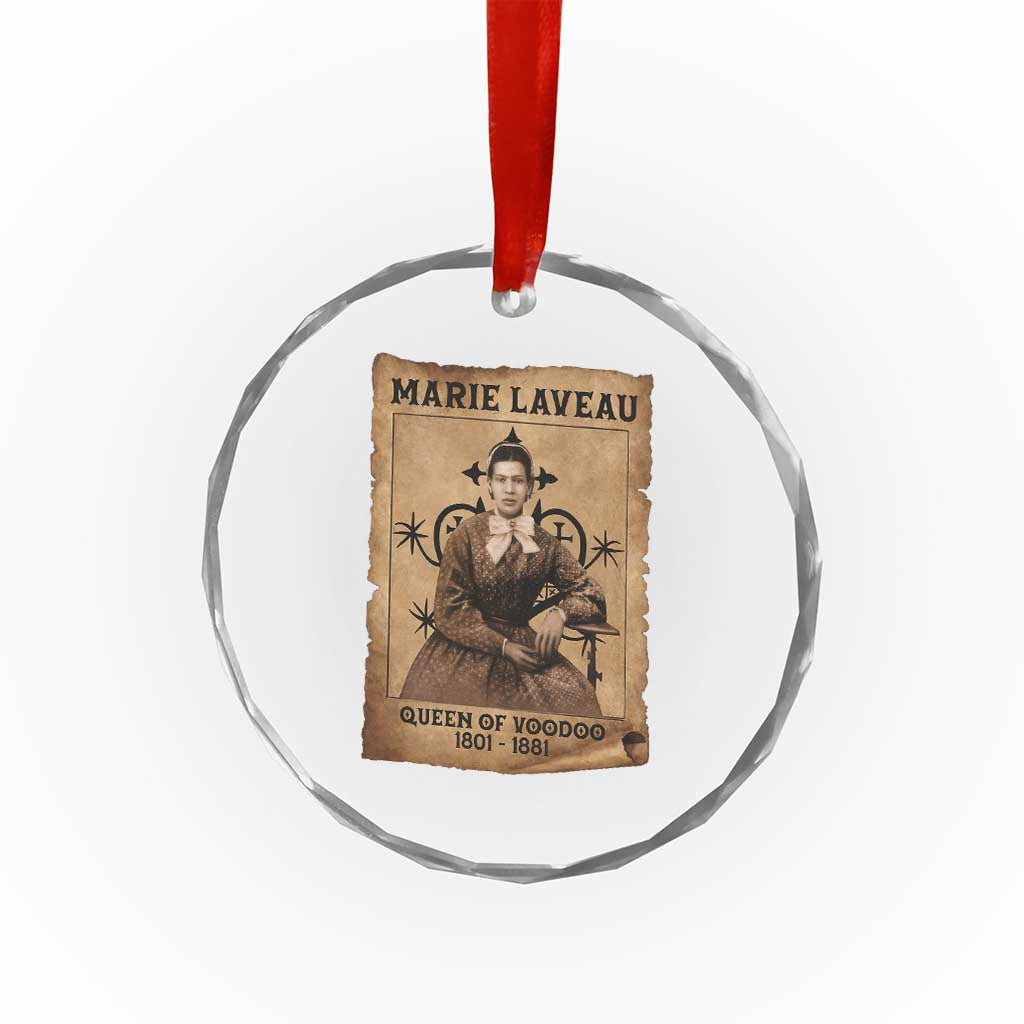 Marie Laveau Crystal Glass Ornament Queen Of  Voodoo New Orleans Hoodoo Rootwork