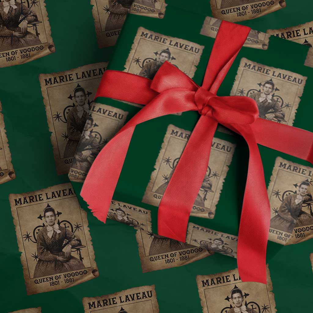 Marie Laveau Wrapping Paper Roll Queen Of  Voodoo New Orleans Hoodoo Rootwork
