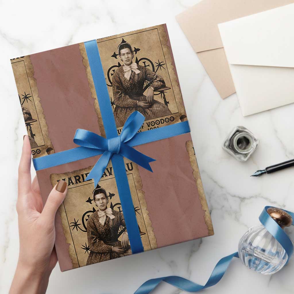 Marie Laveau Wrapping Paper Roll Queen Of  Voodoo New Orleans Hoodoo Rootwork