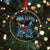 Marine Veteran 250th Anniversary Crystal Glass Ornament Eagle Patriotic Military Gift for Marines Veterans - Wonder Print Shop