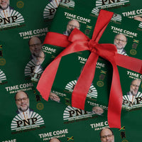 Mark Golding PNP Supporter Wrapping Paper Roll Time Come for a Better Life Jamaica Politics People's National Party - Wonder Print Shop