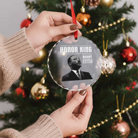 Martin Luther King Crystal Glass Ornament The Time Is Always Right To Do What Is Right - Wonder Print Shop