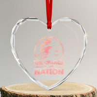 Martin Luther King Heart Crystal Glass Ornament Retro Black History Month Civil Rights - Wonder Print Shop