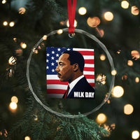 Martin Luther King Jr Crystal Glass Ornament Human Rights - Wonder Print Shop