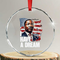 Martin Luther King Jr Crystal Glass Ornament I Have A Dream - Wonder Print Shop