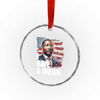Martin Luther King Jr Crystal Glass Ornament I Have A Dream - Wonder Print Shop