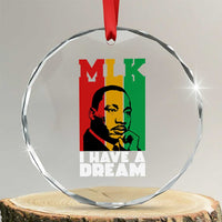 Martin Luther King Jr Crystal Glass Ornament I Have Dream MLK Quote - Wonder Print Shop