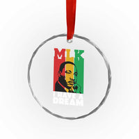 Martin Luther King Jr Crystal Glass Ornament I Have Dream MLK Quote - Wonder Print Shop