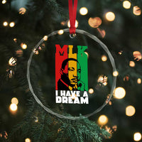 Martin Luther King Jr Crystal Glass Ornament I Have Dream MLK Quote - Wonder Print Shop